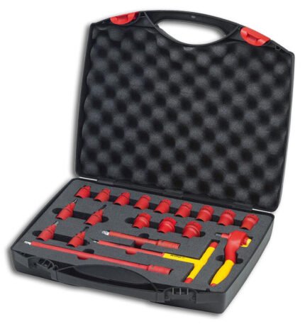 WIHA ratchet wrench set insulated 3/8" 7207NK2001 Tool set insulated