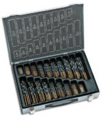 ALPEN HSS twist drill set, steam-treated, 25°-30°