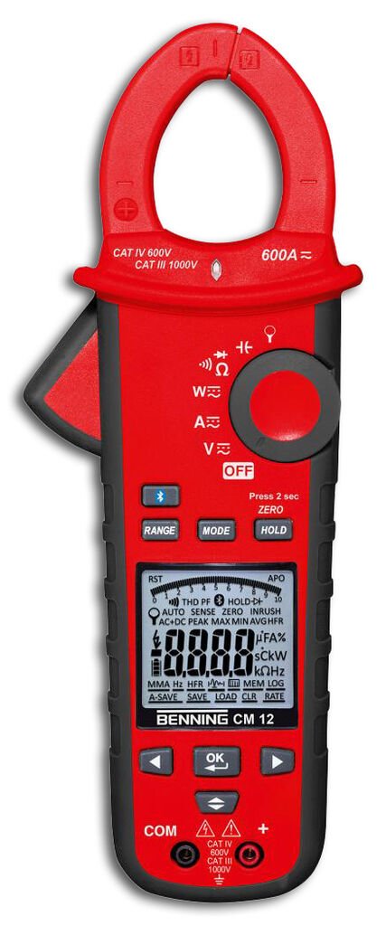BENNING Digital Current Clamp Multimeter CM 12