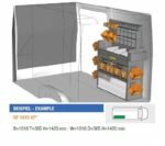 Brillmobil in-vehicle equipment Mercedes Benz Sprinter from 2006 passenger side 1016x365x1420 mm (Block 07)