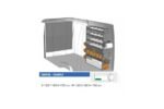 Brillmobil in-vehicle equipment Mercedes Benz Sprinter from 2006 passenger side 1225x365x1700 mm (Block 09)