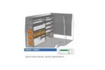 Brillmobil in-vehicle equipment Mercedes Benz Sprinter from 2006 driver's side 2241x365x1540 mm (Block 06)