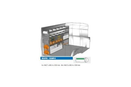 Brillmobil in-vehicle equipment Volkswagen Transporter T6 driver's side 1942x365x1200 mm (Block 10)