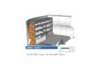 Brillmobil in-vehicle equipment Mercedes Benz Vito from 2015 driver's side 1733x365x1190 mm (Block 03)